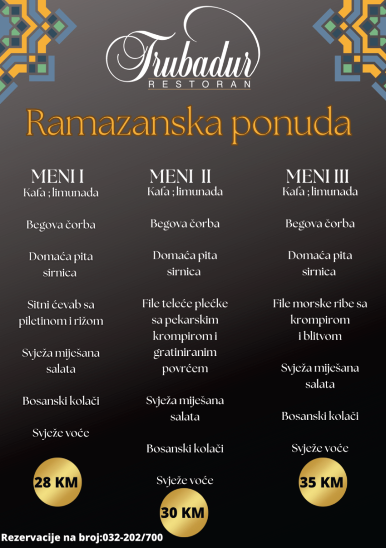 Ramazanska ponuda hotela Dubrovnik